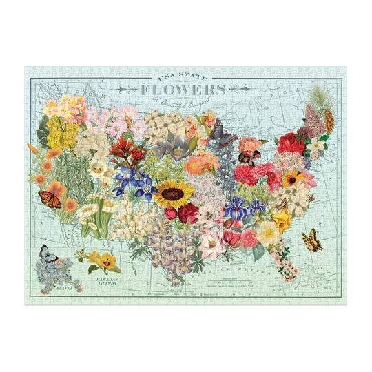 Puzzel bloemen VS 1000 stukjes