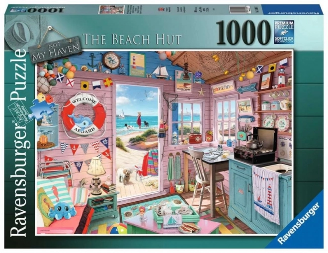 Puzzel Ravensburger Mijn strandhuisje My Haven No7 1000 stukjes