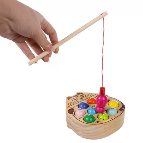 Houten speelgoed magnetische visserij Kruzzel