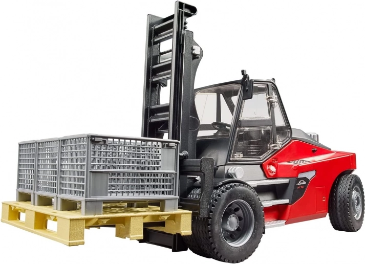 Bruder LINDE HT160D Forklift with Pallet and 3 Boxes