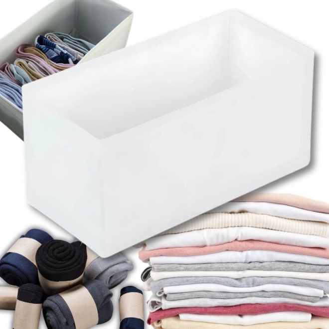 Underwear and Socks Organizer White