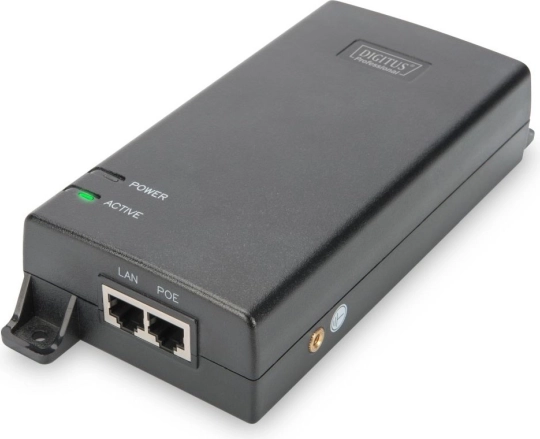 Injecteur PoE+ 55 V 60 W gigabit
