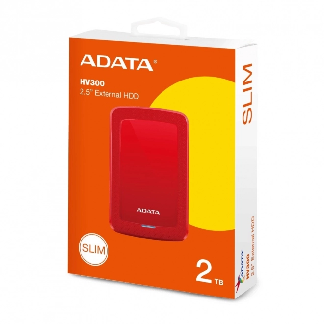 DashDrive HV300 2TB Disque Dur Externe USB 3.1 Rouge
