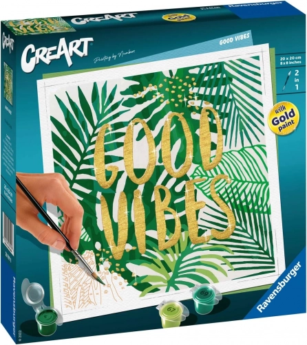 CreArt : good vibes – peinture par numéros pour adolescents