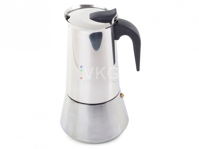 Italienische Edelstahl-Kaffeemaschine für 12 Tassen
