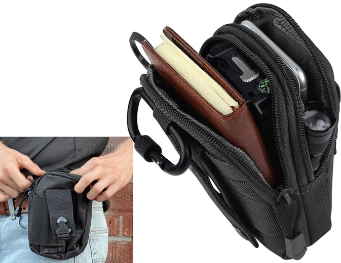 Rangement clair grâce à 2 compartiments et 6 poches