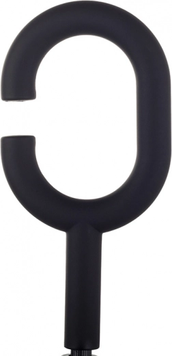 Comfortable C‑handle for hands‑free use