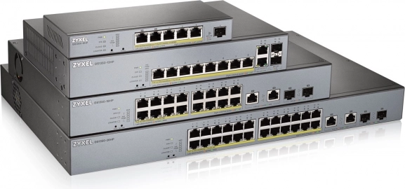 Managed switch Zyxel 24-port PoE LR 375W