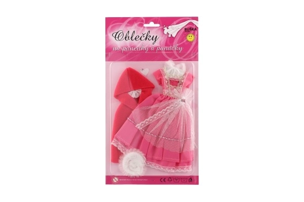 Kleding met accessoires voor poppen 2 stuks