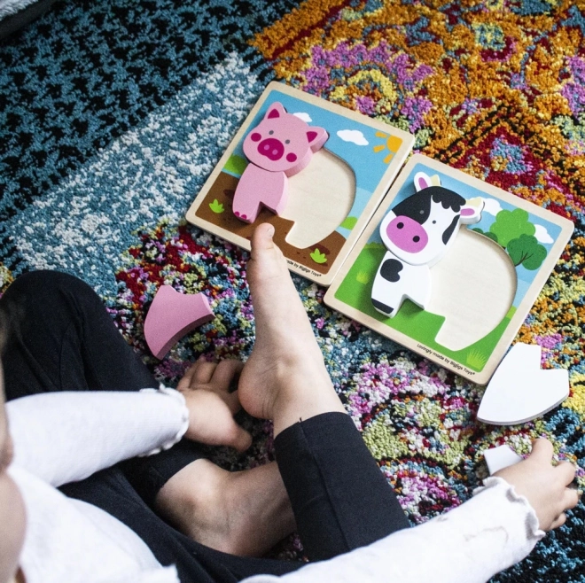Inlegpuzzel koe