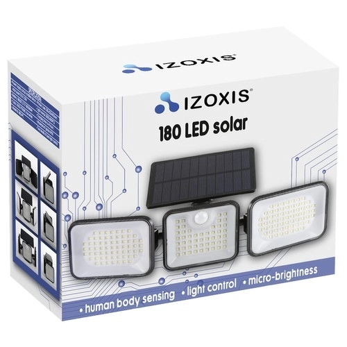 Solar tuinlamp 180 LED met bewegings- en schemersensor