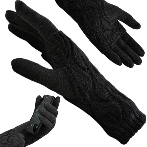 Aanraak handschoenen R6413 - zwart