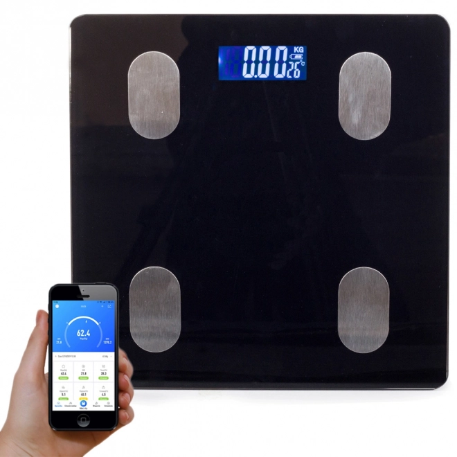 Bluetooth-Analysenwaage für Badezimmer bis 180 kg