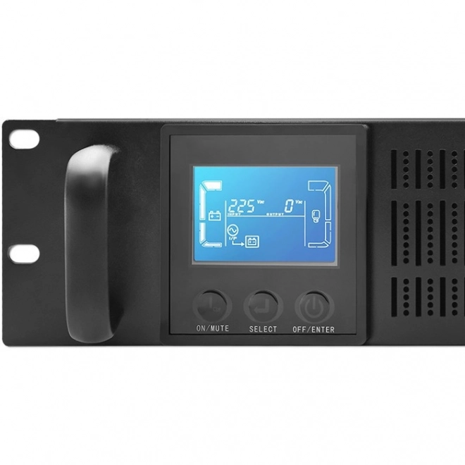 Noodstroomvoeding UPS RACK 1kVA 800W met LCD