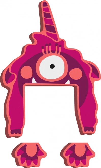Small Foot Alphabet-Monster Gaga aus Bambus