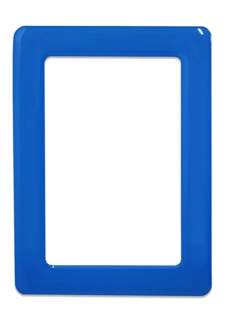 Cadre magnétique autocollant de taille 13x8,1 cm - bleu