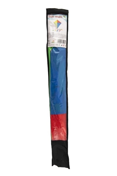 Kleurrijke vlieger van nylon 70x60 cm