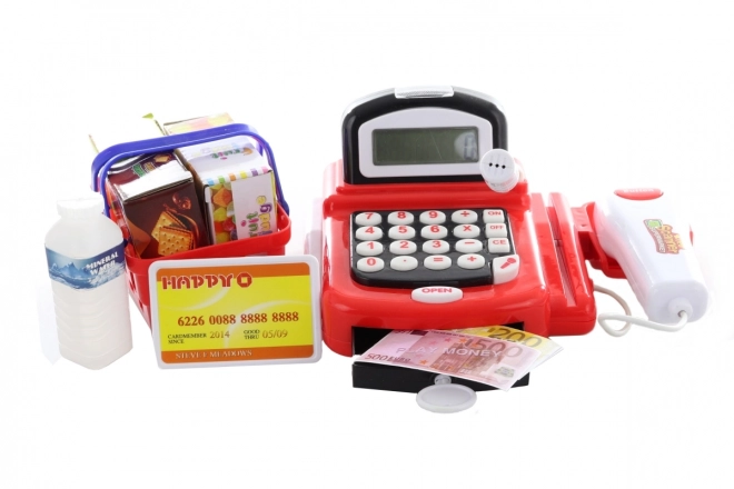 Kinderspeelgoedkassa met accessoires