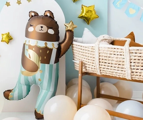 Folieballon met Teddybeer 72 x 104 cm