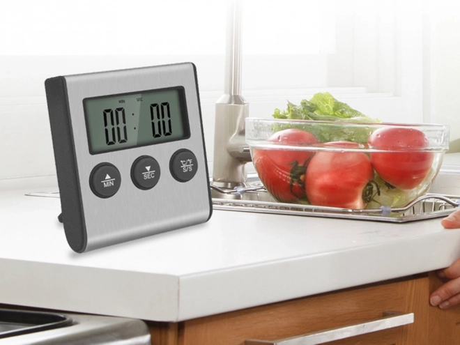 Thermomètre numérique avec sonde thermique pour viande