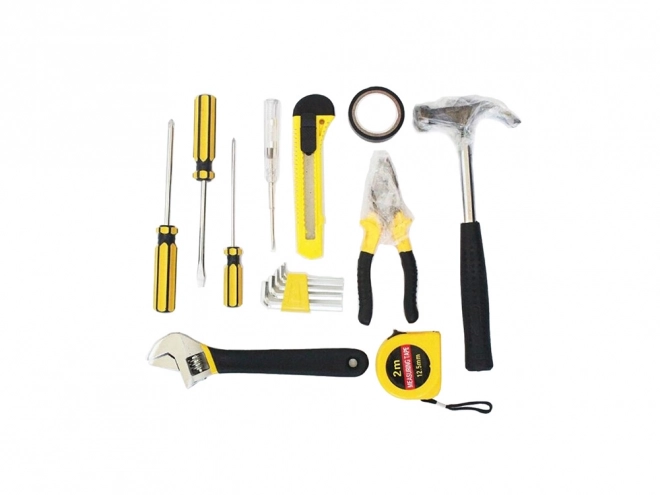 Tool Set with Screwdrivers and Hammer in Carry Case
