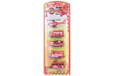 Set of Firefighter Trucks