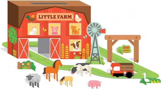 play set small farm Petit Collage
