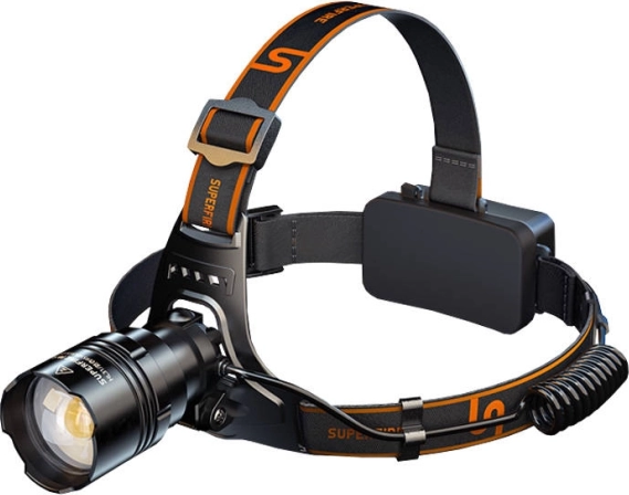 Hoofdlamp Superfire HL31 met USB‑C en 2200 lm