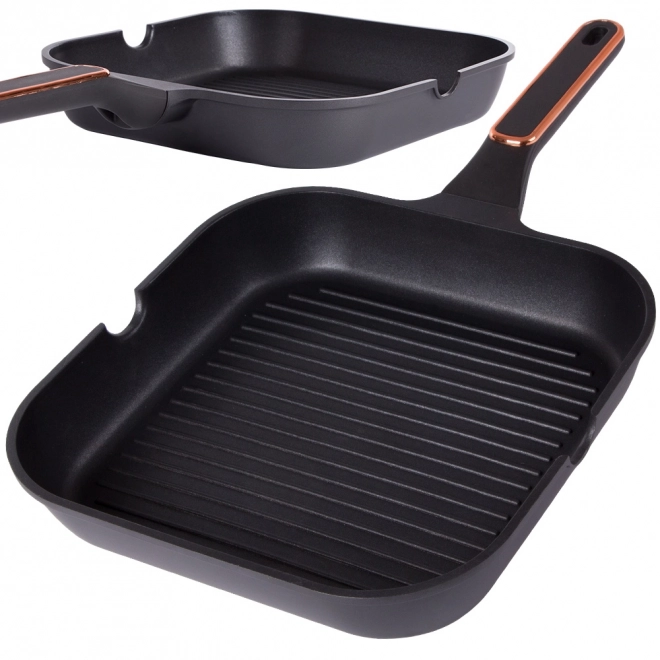 Grillpfanne 28cm mit Antihaftbeschichtung für Induktion und Gas