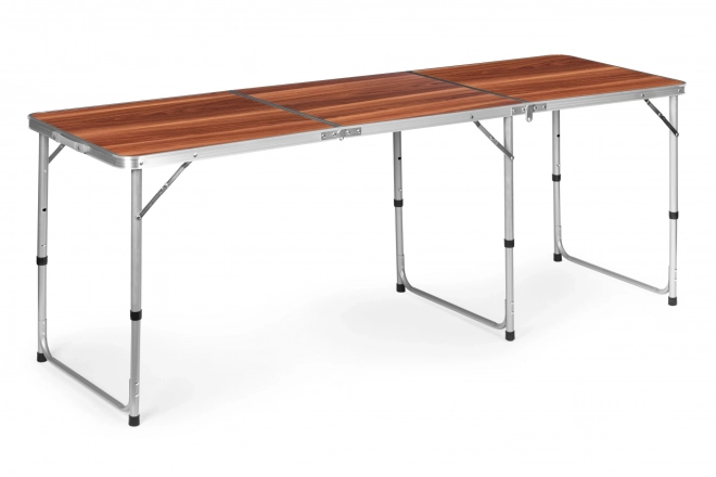 Opvouwbare kampeertafel 180 x 60 cm bruin