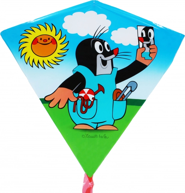 Flying Kite Mole plastic 68x73cm