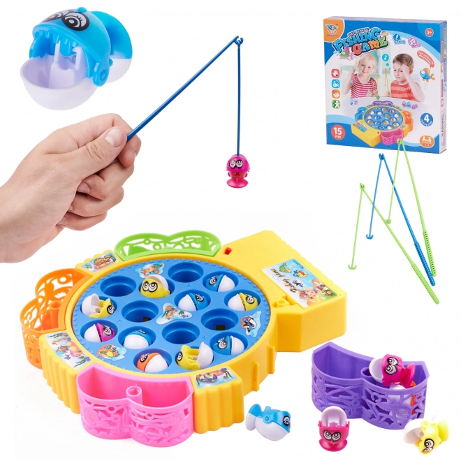 Family Action Game Fish Catching Set