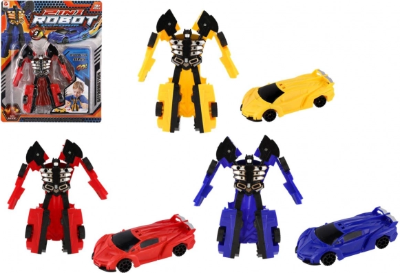Transforming Robot – Car 14 cm, plastic, 3 colors
