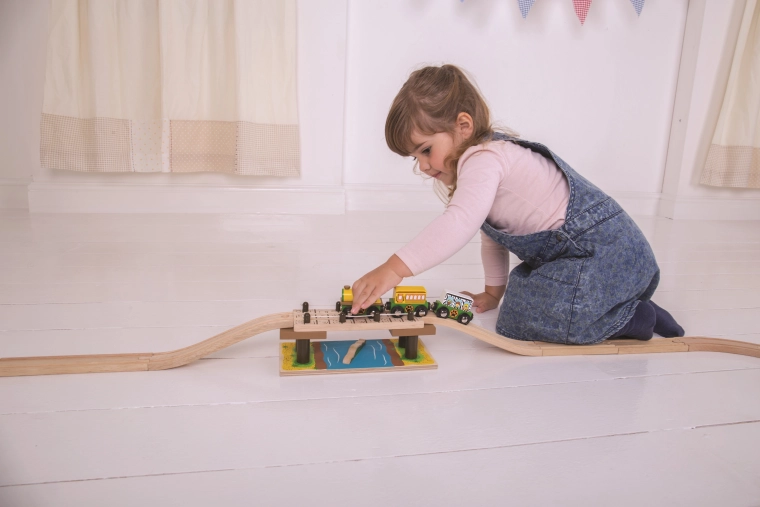 Compatible with wooden railways
