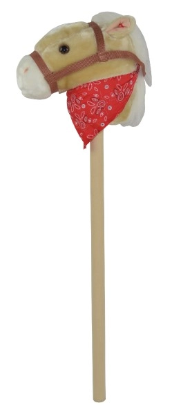 Soft plush and sturdy stick