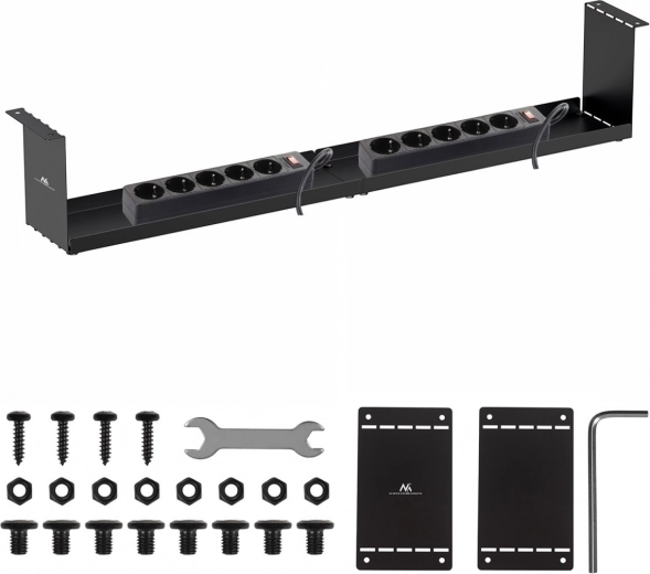 Tidy under-desk space for higher productivity