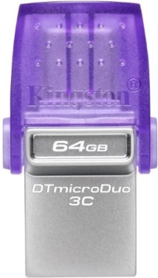USB‑Stick Kingston DataTraveler microDuo 3C 64 GB USB‑A/USB‑C