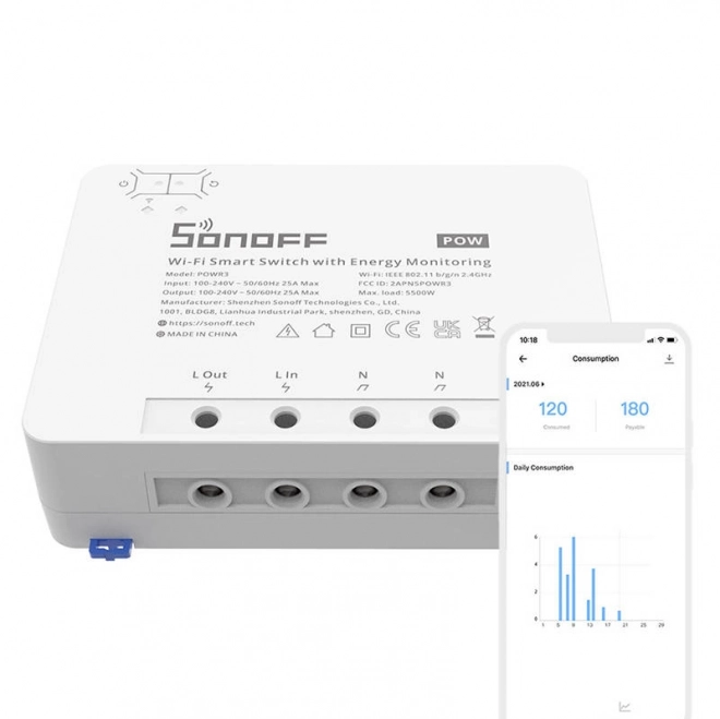 Smart Wi-Fi Switch with Energy Monitoring