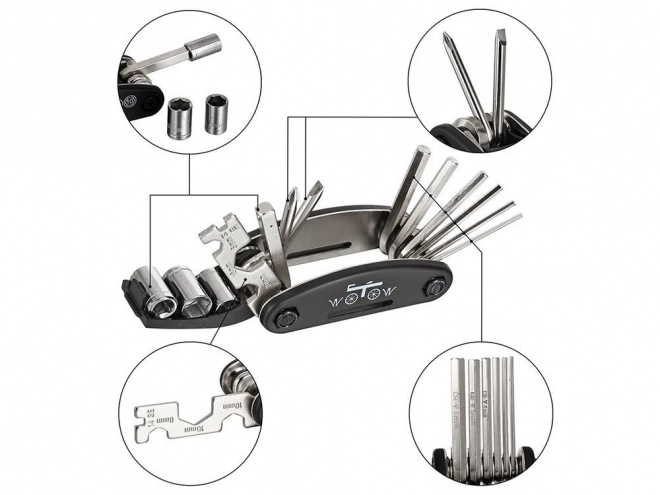 16-in-1 Bicycle Hex Key Set