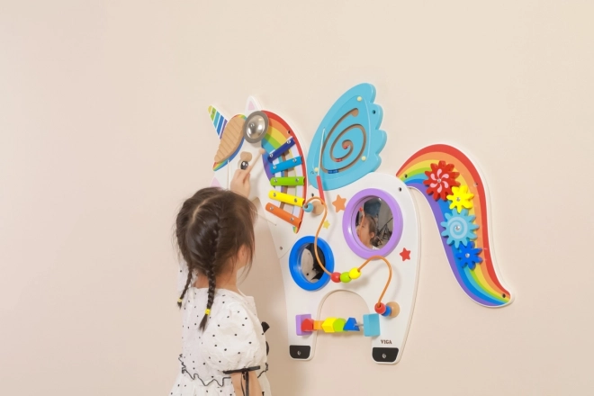 Panneau mural Arc-en-ciel Licorne