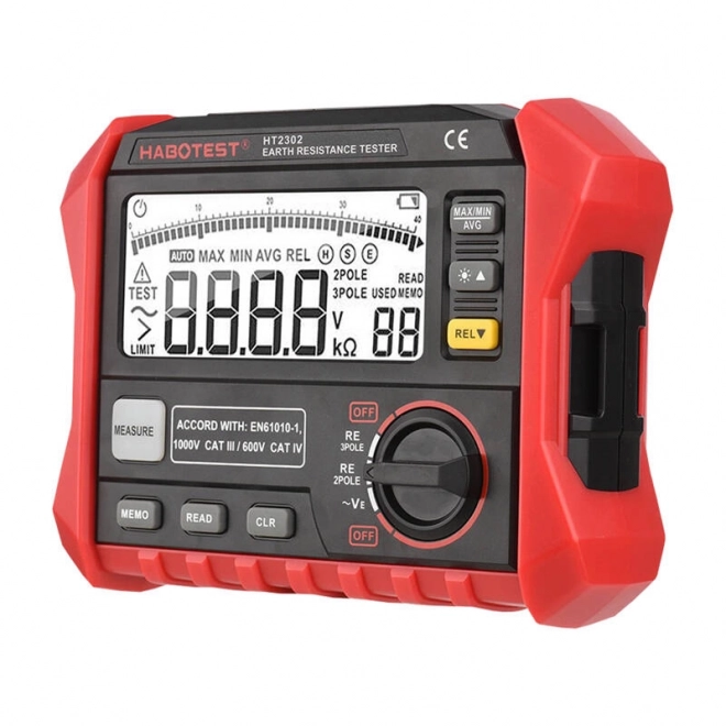 Digital Ground Resistance Tester Habotest