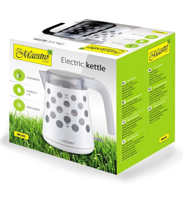 Waterkoker 1,7l 2200W "DROPS" MR-045-WIT