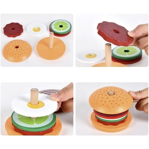 Kruzzel hamburger en bois 22673