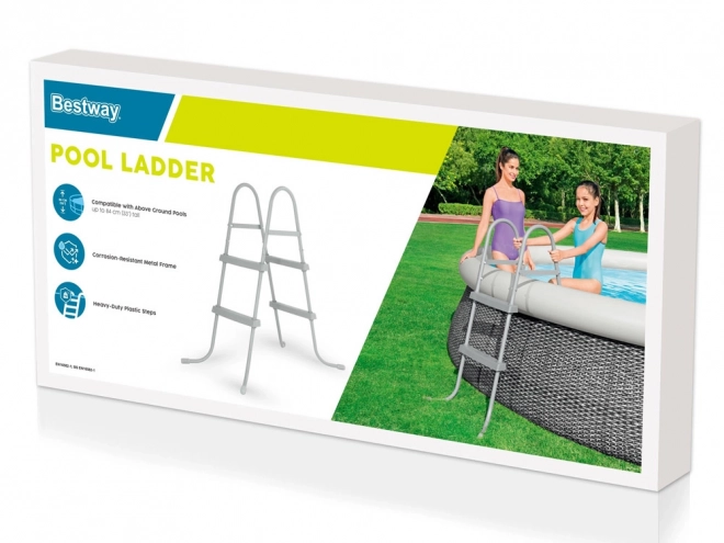 Bestway metalen zwembadladder 84 cm