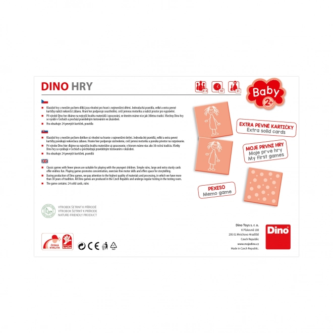Dino Baby pexeso huisdieren