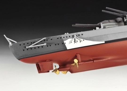 Plastic model oorlogsschip Bismarck