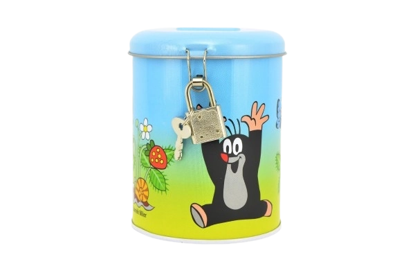 Metal Piggy Bank with Little Mole and Friends