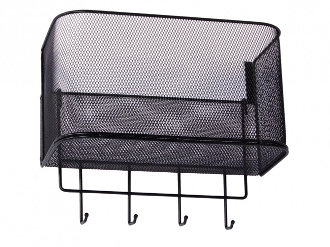 Metallkorb Türorganizer mit Haken