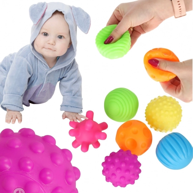Ballons sensoriels doux 6 pcs