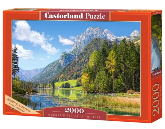 Puzzle 2000 Pieces Shelter in the Alps